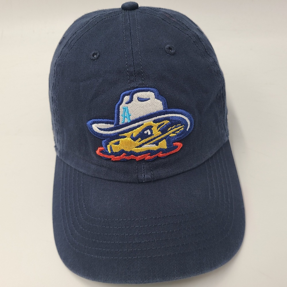Amarillo Sod Poodles Hat Fitted M 47 Brand Franchise Blue MiLB Baseball Logo Men